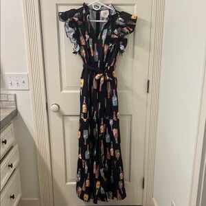 Fantastic Fawn colorful print jumpsuit romper